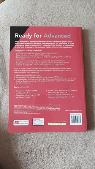 READY FOR ADV Sb +Key (eBook) Pk 3rd Ed