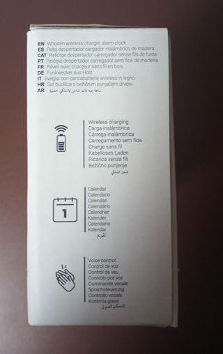 Reloj alarma despertador cargador