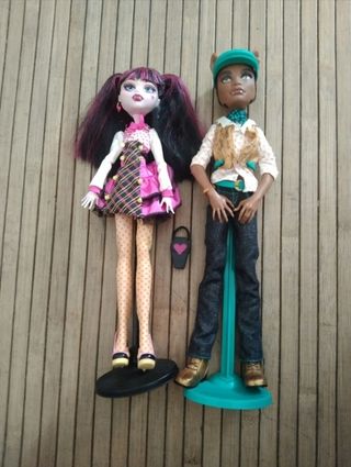 Muñecas Monster High Draculaura y Clawd 