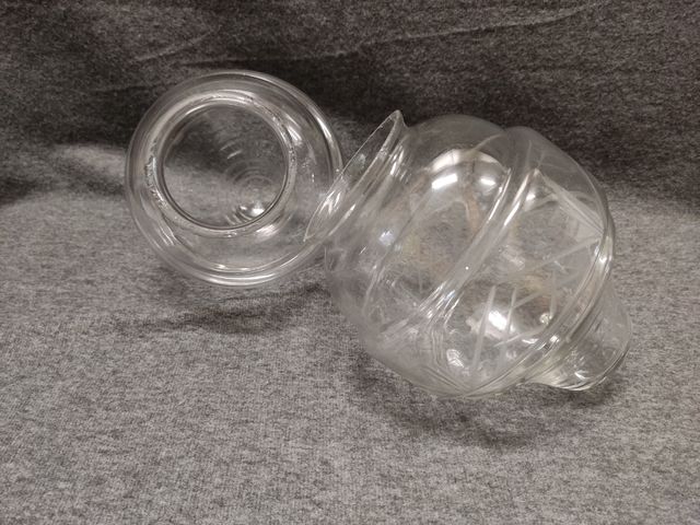 Lote 2 antiguas tulipas de cristal