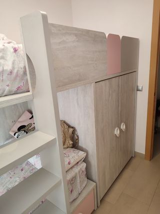 Dormitorio juvenil, litera tren