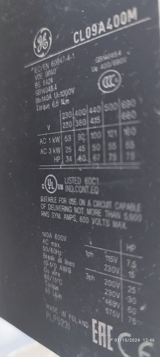 Caja magnetotermicos