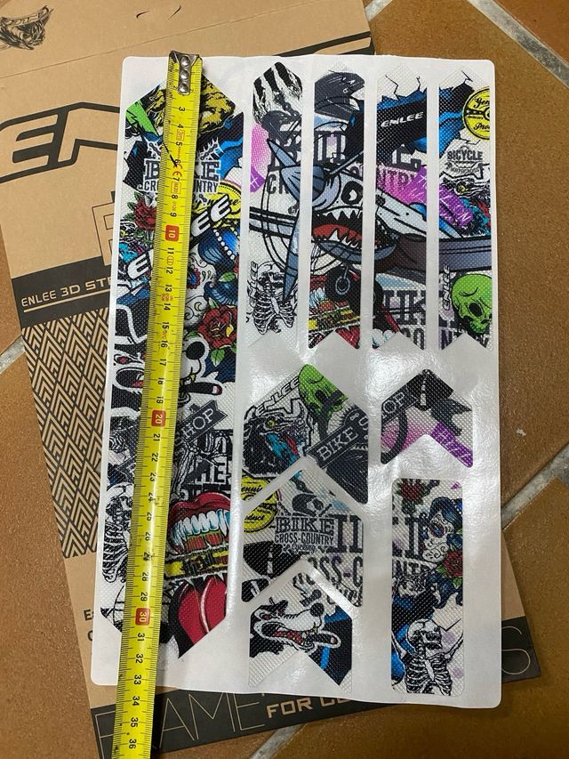 Vinilo protector bicicleta