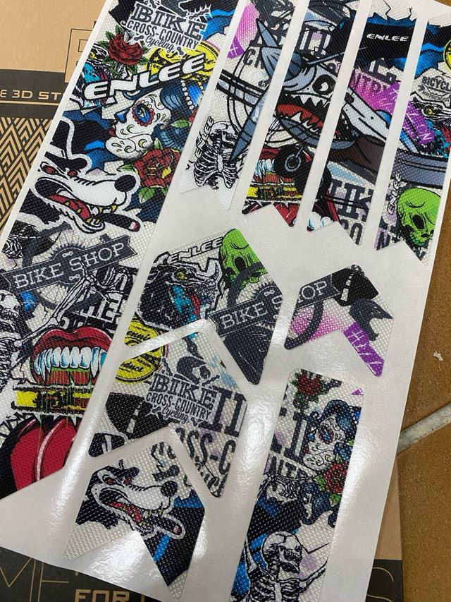 Vinilo protector bicicleta