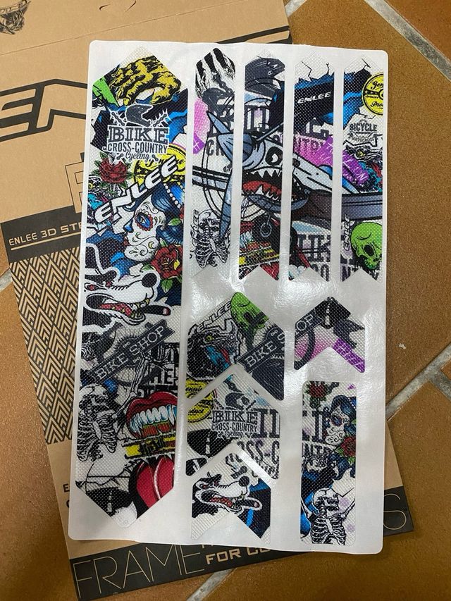 Vinilo protector bicicleta