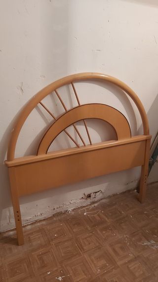 2 CABECEROS MADERA 90 CM 
