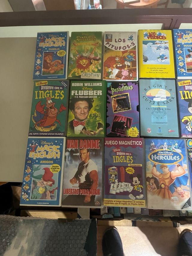 cintas de video vhs