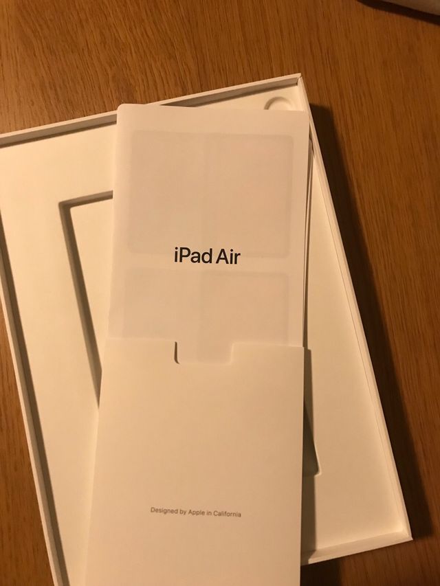 Caja original iPad Air