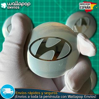 X4 Emblemas Hyundai 56mm Pegatinas Tapacubos