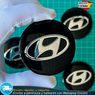 X4 Emblemas Hyundai 56mm Pegatinas Tapacubos Bujes