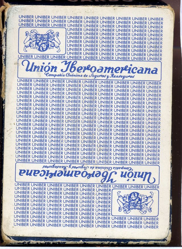 Baraja Fournier Unión Iberoamericana. Año 1969.