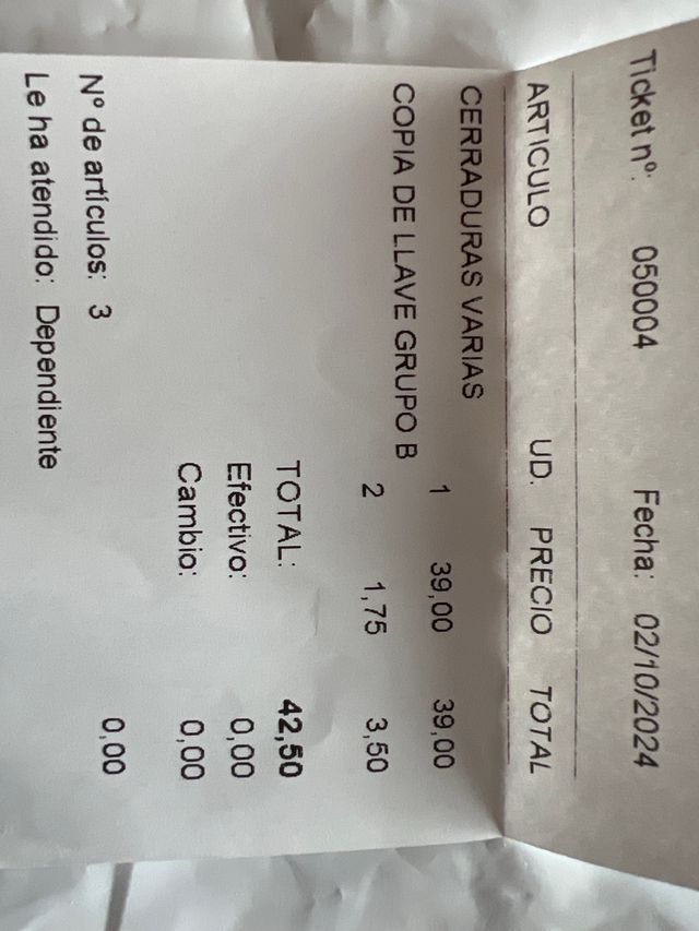 Bombillo para cerradura