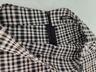 Falda Pantalón a a cuadros de Bershka