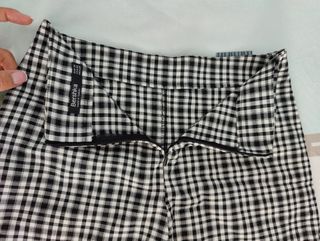 Falda Pantalón a a cuadros de Bershka