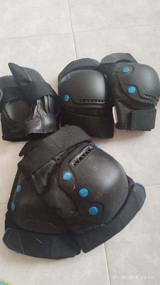 Patines + protección .