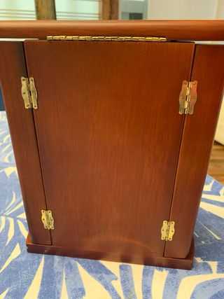 Joyero de madera antiguo