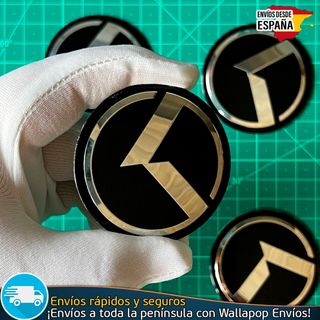 X4 Emblemas KIA Logo K 56mm K5 Pegatinas Tapacubos