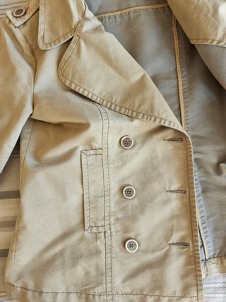 Giacca doppio petto cotone verde Benetton