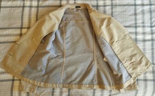 Giacca doppio petto cotone verde Benetton