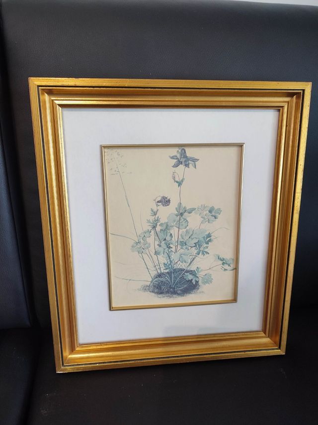 Pareja cuadros flores