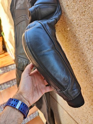 traje/mono de moto de piel