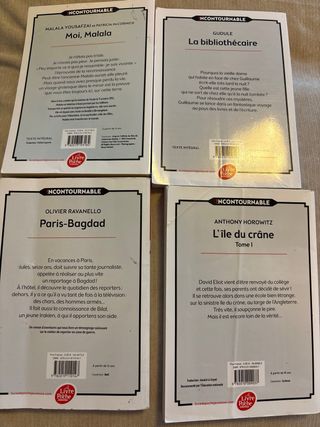 Rebaja packs Libros lectura “College” en frances