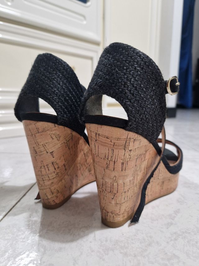 Scarpe a zeppa nere n 37