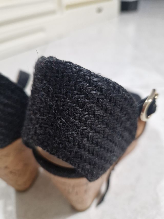 Scarpe a zeppa nere n 37