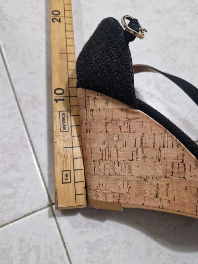 Scarpe a zeppa nere n 37