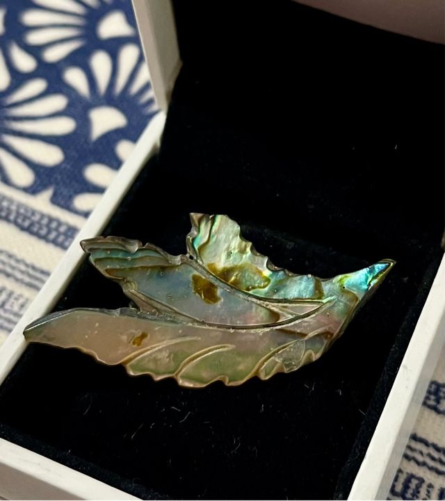 Spilla vintage abalone