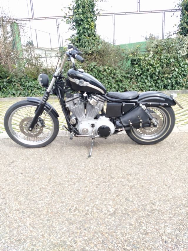 Asiento monoplaza harley davidson sporster + copi