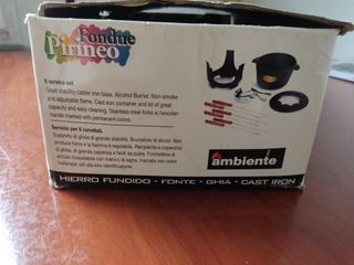 Fondue de hierro fundido