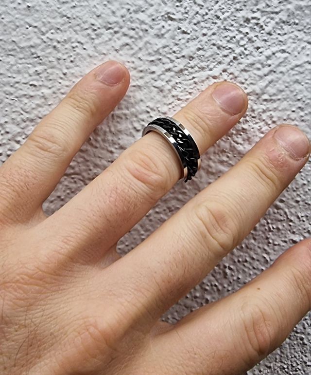 Anello da uomo acciao