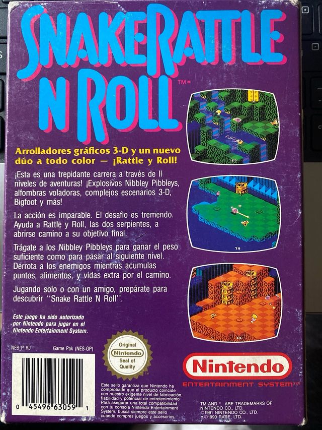 snake rattle 'n' roll NES