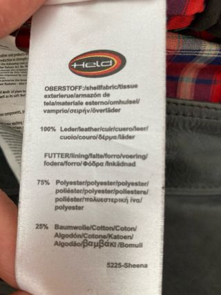 Cazadora HELD Moto Nueva Cuero Protectores Mujer