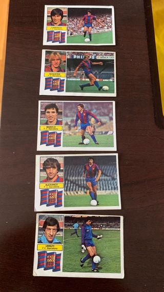 Cromos Barcelona Liga 82-83