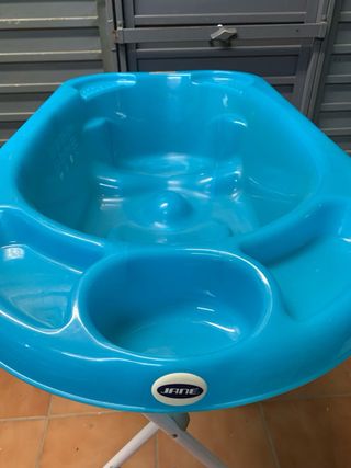 BAÑERA BEBÉ CON SOPORTE PLEGABLE