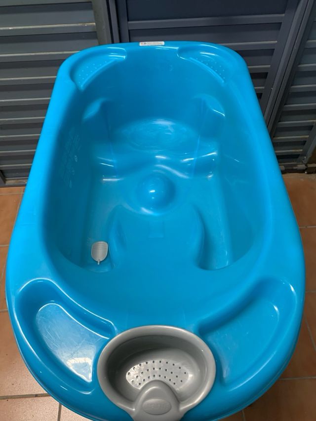 BAÑERA BEBÉ CON SOPORTE PLEGABLE