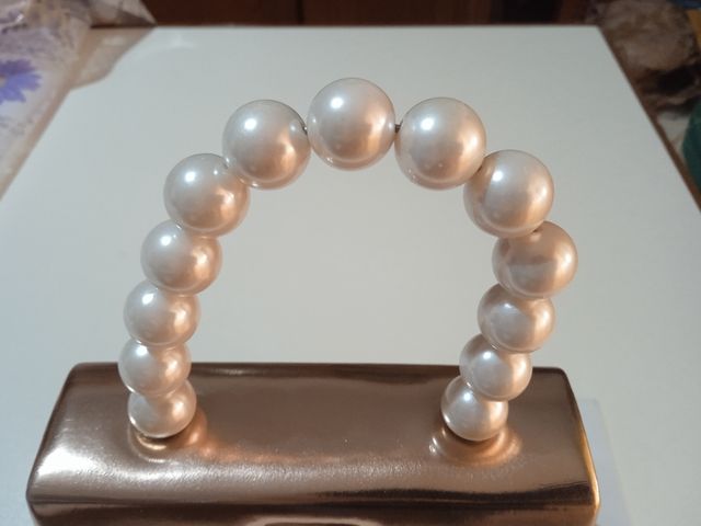 Borsetta rosa metallizzata Emanuela Biffoli 