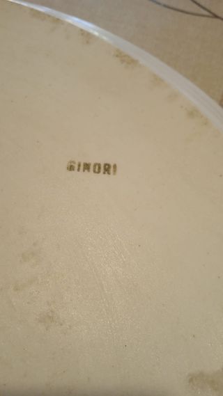 Antico centro tavola vassoio piatto Ginori