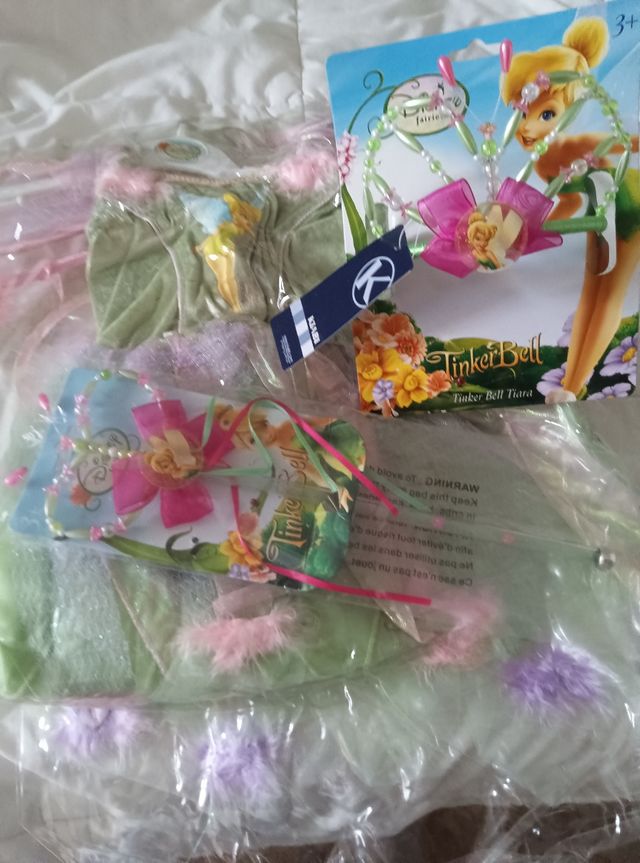 SOLO HOY 19 e Disfraz Campanilla 3-4 años