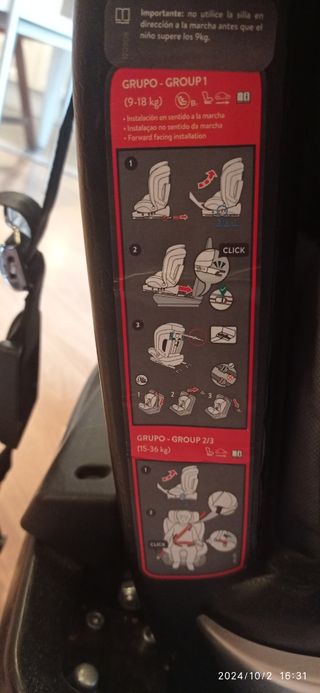 Silla  coche isofix