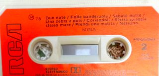 Cassetta musicale MINA 1978