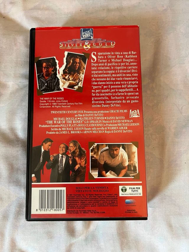 Vhs film La guerra dei Roses