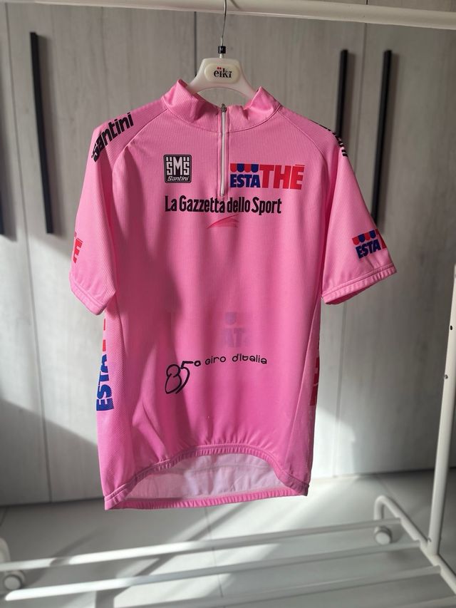 Maglia rosa 85 giro d’Italia2002 santini estaté