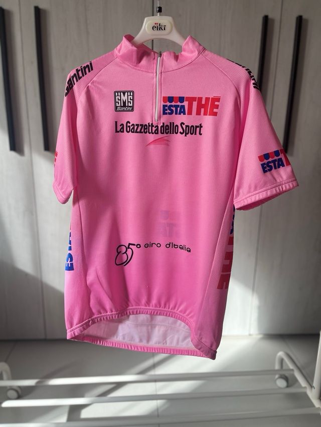 Maglia rosa 85 giro d’Italia2002 santini estaté