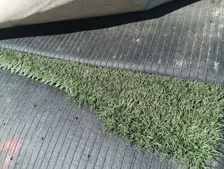 Césped artificial reciclado de campos 