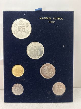 Colección de pesetas mundial 1982