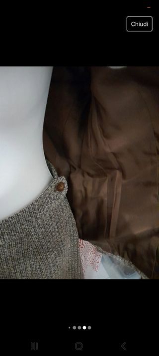 Giacca tailleur tweed vero vintage
