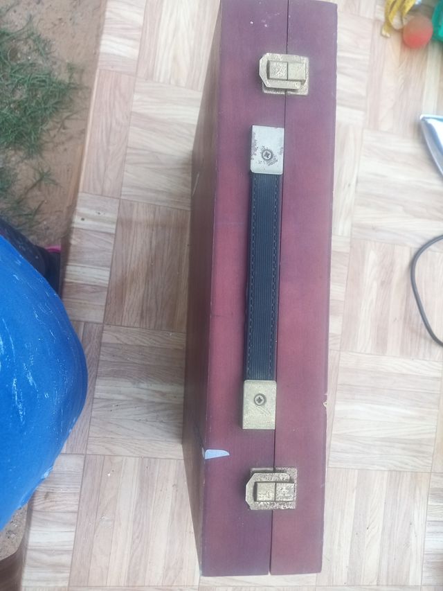 Maleta de pintar de madera